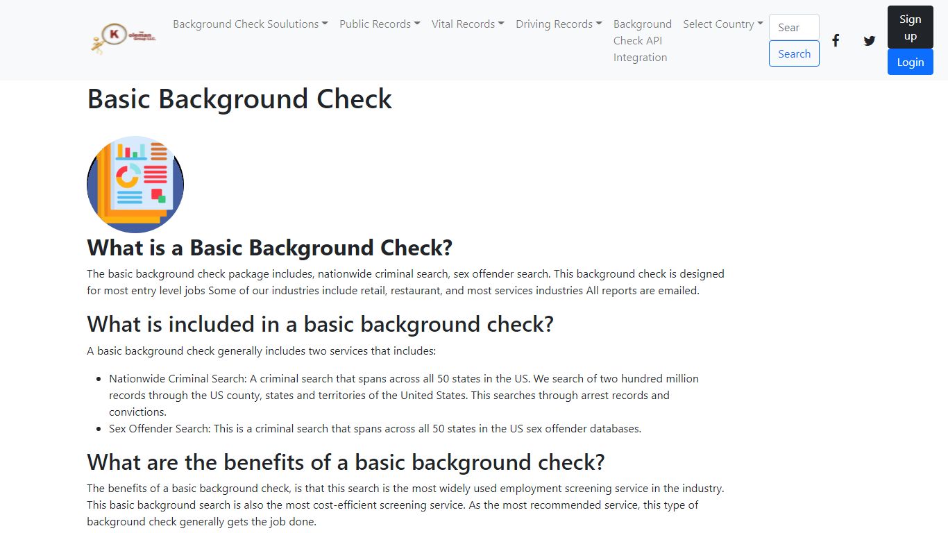 Basic Background Check - The Koleman Group LLC